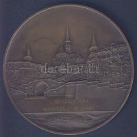 1967(1931). "Budapesti emlék - Budai Vár látkép" nagyalakú Br plakett. Szign.Berán Lajos T:2