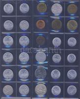 Vegyes világpénz tétel, 116db, magyar és külföldi, néhány ezüsttel T:vegyes
