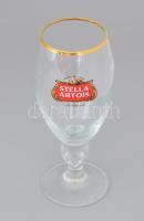 Stella Artois üveg söröskorsó készlet, eredeti dobozában, 6 db, 0,4 l, m: 20,5 cm