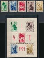 1949 VIT (I.) sor + blokk (9.500)