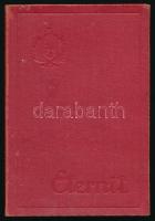 1935 Eternit-Művek Hatschek Lajos Budapest Andrássy út 33. jegyzettömb
