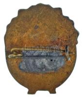 1958. "Postás Kongresszus" zománcozott fém jelvény (22,5x18mm) T:XF