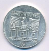 Ausztria 1976. 100Sch Ag "Téli Olimpia Innsbruck" T:AU Austria 1976. 100 Schilling "W...