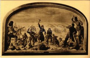 Budapest V. Kegyes-tanítórendi Gimnázium (Piarista Gimnázium). Erdősi Imre, a branyiszkói hős piarista, képeslapfüzetből. Rigler r.t. s. Pándy Lajos