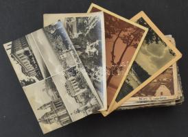100 db MODERN magyarországi fekete-fehér város képeslap, vegyes minőségben / 100 modern Hungarian black and white town postcards in mixed quality