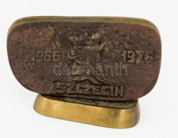 Lengyel bronz asztaldísz, 11x7 cm