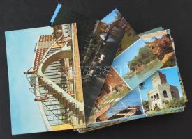 100 db MODERN magyarországi színes város képeslap, vegyes minőségben / 100 modern Hungarian coloured town postcards in mixed quality