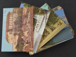 100 db MODERN magyarországi színes város képeslap, vegyes minőségben / 100 modern Hungarian coloured town postcards in mixed quality