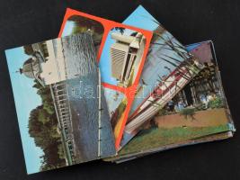 100 db MODERN magyarországi színes város képeslap, vegyes minőségben / 100 modern Hungarian coloured town postcards in mixed quality