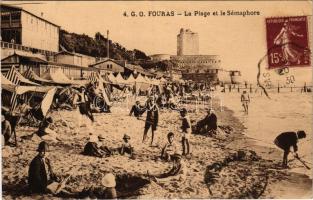 Fouras, La Plage et le Sémaphore / beach (b)