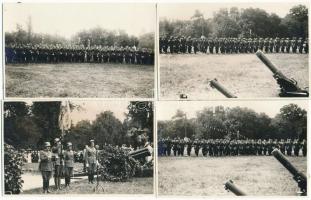 7 db RÉGI fotó: Ludovika Akadémia tisztavatás Jány Gusztáv parancsnokkal / 7 pre-1945 photos: military inauguration