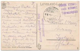 1916 Tátra, Magas-Tátra, Vysoké Tatry; Téry menedékház az Öt-tónál / Téry-Schutzhaus bei den Fünf-Se...