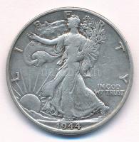 Amerikai Egyesült Államok 1944D 1/2$ Ag "Walking Liberty" T:VF USA 1944D 1/2 Dollar Ag "Walking Liberty" C:VF