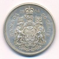 Kanada 1964. 50c Ag "II. Erzsébet" T:XF
Canada 1964. 50 Cents Ag "Elizabeth II"...