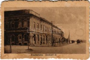 Budapest XX. Pestszenterzsébet, Pesterzsébet, Erzsébetfalva; Soroksári út, Kávé és tea raktár, Lakner üzlete. Friedmann Lipót kiadása (fl)