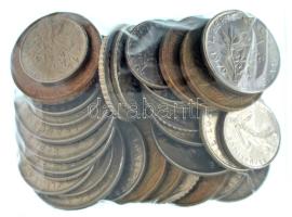 Franciaország 1960-1981. 1/2F Ni - 10F Cu-Al-Ni (37db,5xklf) T:vegyes France 1960-1981. 1/2 Franc Ni - 10 Francs Cu-Al-Ni (37pcs,5xdiff) C:mixed