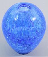 Karcag Berekfürdői kraklé kisváza, jelzés nélkül, hibátlan, m: 9 cm