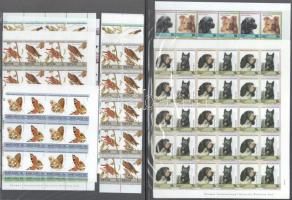 Kereskedői hagyatékból: Nevis, St. Vincent, Bequia, St. Lucia + Nukulaelae motívum sorok összefüggés...