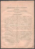 cca 1930 Toborzásra figyelembeveendők összeírása utasítás, korabeli bejegyzésekkel, javításokkal 39 ...