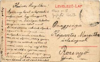 Fülek, Filakovo; látkép a várral. Krämer Jeremiás kiadása 642. / castle (gyűrődések / creases)