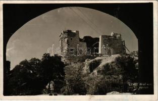 1936 Léva, Levice; Levicky hrad / várrom / castle ruins (fl)