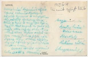 1936 Léva, Levice; Levicky hrad / várrom / castle ruins (fl)