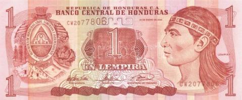 Honduras 2003-2006. 1L (4x) + 2L (4x) benne egymásutáni sorszámokkal T:I