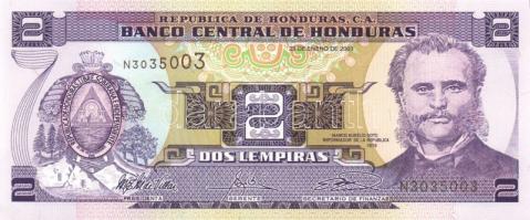 Honduras 2003-2006. 1L (7x) + 2L (4x) T:I