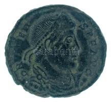 Római Birodalom 364-367 / Valens / Siscia / AE3 (2,23g) T:XF Roman Empire 364-367 / Valens / Siscia / AE3 "DN VALEN-S PF AVG / SECVRITAS REIPVBLICAE - dot ASISC" (2,23g) C:XF RIC IX 7b