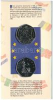 Nagy-Britannia 1992. 50p Cu-Ni "Európai Közösség" + 50p Cu-Ni "II. Erzsébet" köz...