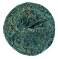 Szeleukida Birodalom / Antiochia / II. Antiokhosz Kr.e. 261-246. AE16 bronz (4,18g) T:VF Seleucid Empire / Antiochia / Antiochus II 261-246 BC AE16 bronze "[BASILEOS ANTIOKHOS]" head of Apollo right / Tripod altar (4,18g) C:VF