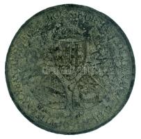 1941. "Magyar Délvidék visszafoglalása - Hunyadi János emlékére" kétoldalas Zn érdemérem m...