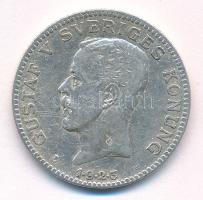 Svédország 1923W 1Kr Ag "V. Gusztáv" T:F Sweden 1923W 1 Krona Ag "Gustaf V" C:F Krause KM#786.1