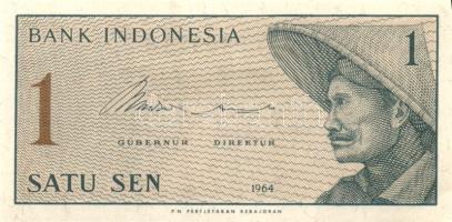 Indonézia 6db klf modern bankjegy T:I