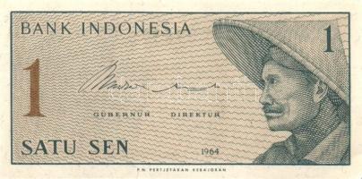 Indonézia 6db klf modern bankjegy T:I