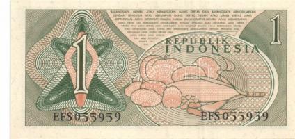 Indonézia 6db klf modern bankjegy T:I