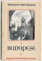 1955 Magyar Műemlékek Budapest 10 darabos sorozat tokban