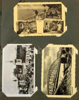 Kb. 264 db RÉGI város képeslap a történelmi Magyarország területéről, szecessziós albumba rendezve /...
