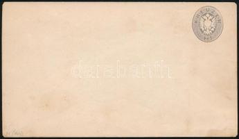 1863 25kr unused PS-cover, 1863 25kr eredeti használatlan díjjegyes boríték