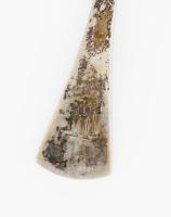 Ezüst (Ag) 6 darabos teáskanál szett, jelzett, mesterjeggyel, monogramos, h: 15 cm, nettó 161g