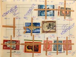 Maradvány cserefüzet tétel sok jobb kiadással, 41 db füzet, benne európai és tengerentúli bélyegek, ...