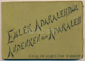 Ada Kaleh, Emlék Ada Kalehból. Mehmed Fehmi kiadása, leporelló füzet 16 lappal, a borítón pár helyen kisebb javítások / leporello booklet with 16 cards, small repairs on the cover (non PC)