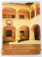 Csatkai Endre - Dercsényi Dezső - Entz Géza et al.: Sopron és környéke műemlékei. Fülep Lajos előszavával. Magyarország Műemléki Topográfiája II. köt. Győr-Sopron Megye Műemlékei I. rész. Szerk.: Dercsényi Dezső. Bp., 1956, Akadémiai Kiadó. Rendkívül gazdag képanyaggal illusztrálva. Kiadói sérült egészvászon kötés, sérült kiadói papír védőborítóban. Megjelent 3300 példányban. Elvált könyvtest.