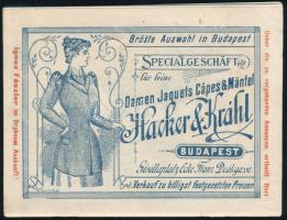 1892 Első Fővárosi Orpheum műsorfüzete, döntően rajzos reklámokkal, szép állapotban, 32p