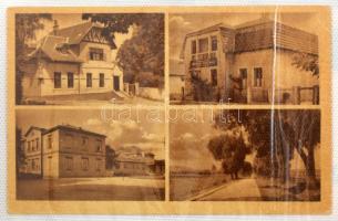 36 db MODERN magyarországi város képeslap (1950-es évek) fotóalbumban / 36 modern Hungarian town postcards (1950s) in a photo album