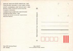 Farkas Bertalan (1949-) alezredes, az első magyar űrhajós. Szovjet-Magyar közös űrrepülés 1980. Képz...