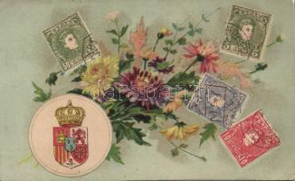 Spanish stamps litho (EK)
