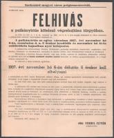 cca 1935 Városok patkány és egérirtásának irányelvei + patkányirtásról szóló felhívás, 40p