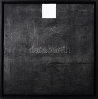 Kéri Mihály (1949-). Kompozíció, 2013. Akril, vászon, jelzett a hátoldalán. Fakeretben. 60×60 cm