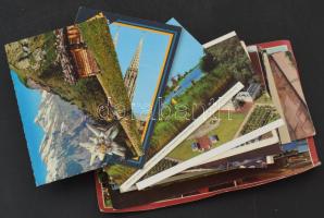 80 db MODERN megíratlan külföldi város képeslap / 80 modern unused foreign town postcards